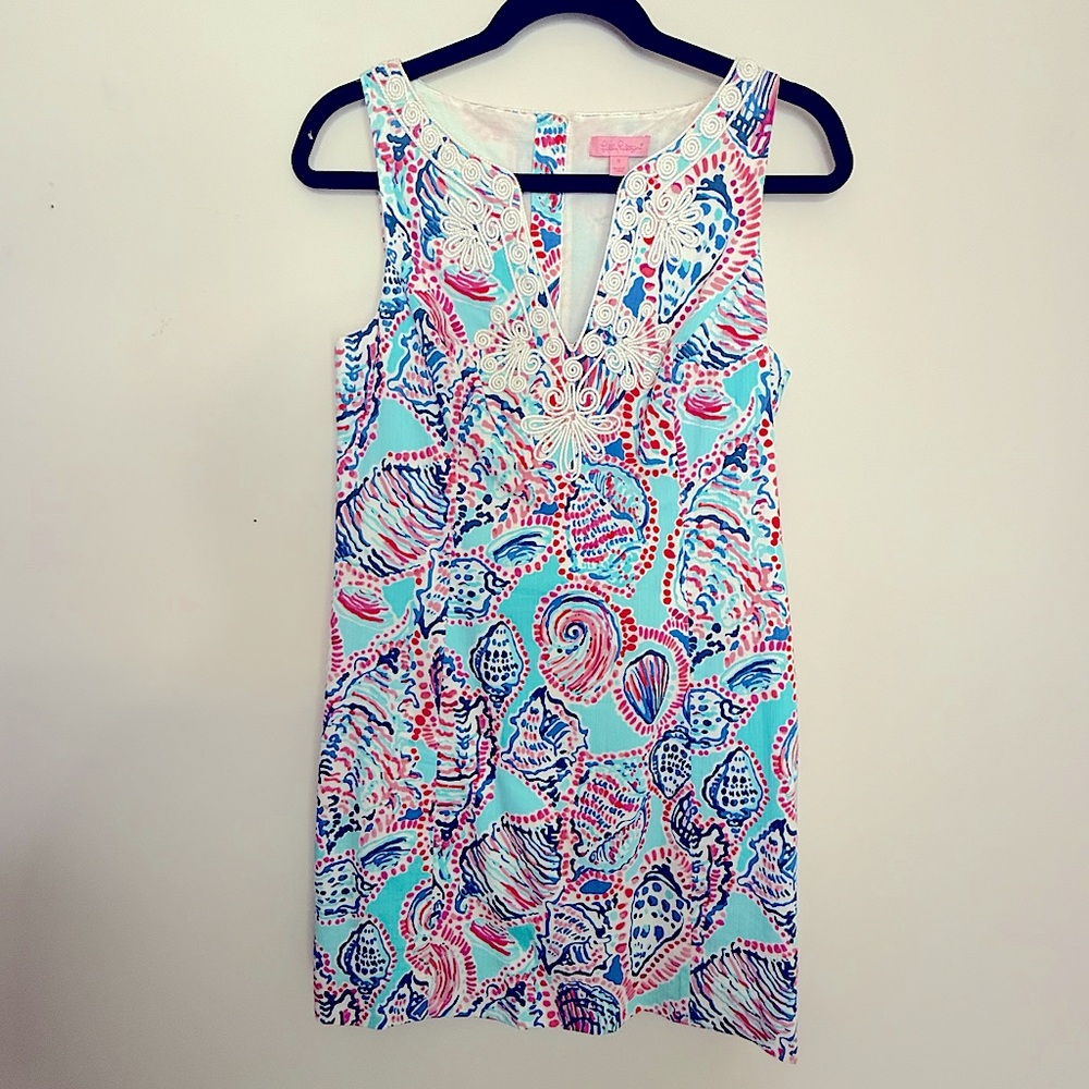 Preppy LILLY PULITZER Shell Me About It Gabby Dress Size 6 - Picture 12 of 17